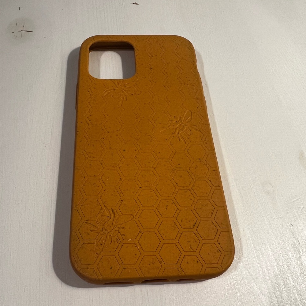 PELA iPhone 12 Pro Case - Yellow Bee Honeycomb